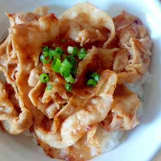 簡単♪豚の生姜焼き丼